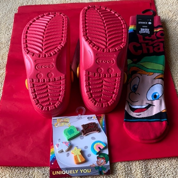 🍀🌈🍀 CROCS  LUCKY CHARMS X CROCS PACK 🍀🌈🍀 NWT 🍀🌈🍀 - Picture 16 of 16